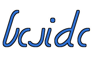 beside in Cursive beside in Cursive